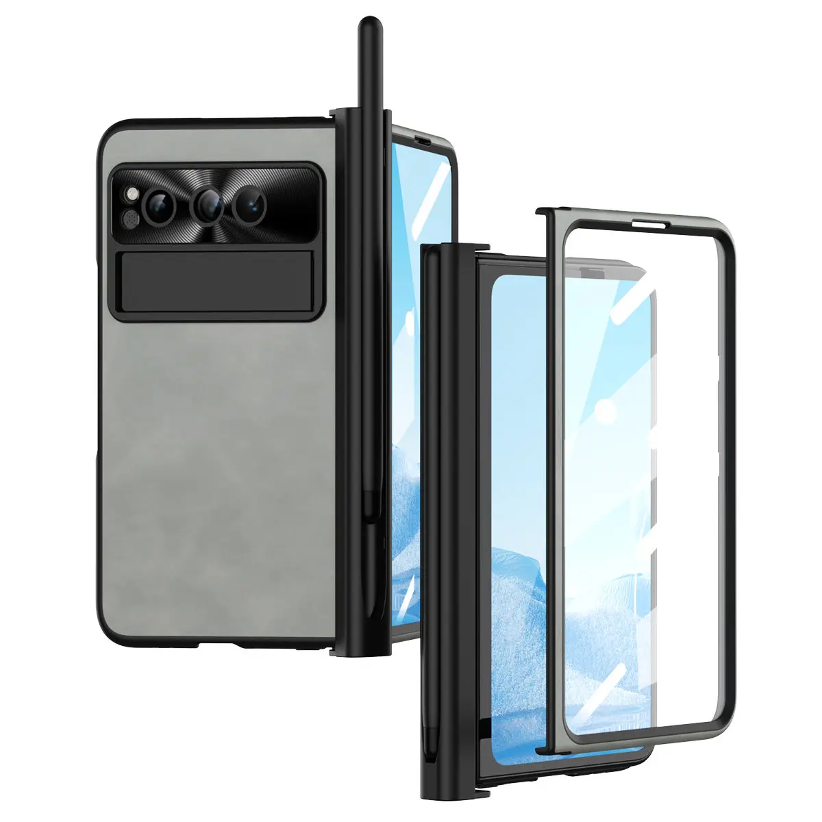 Для Google Pixel Fold Grain кожаный чехол с защитными петлями и слотом для стилусов, тонкий чехол с защитой от падения
Для Google Pixel Fold Grain кожаный чехол с защитными петлями и слотом для стилусов, тонкий чехол с защитой от падения