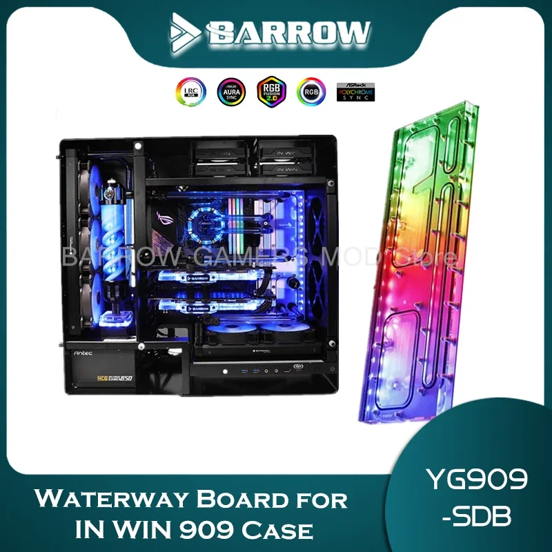 Пластина Barrow Distro для корпуса IN WIN 909, плата MOD Waterway Reservior для процессора Intel и сборки одинарного/двойного графического процессора YG909-SDB
Пластина Barrow Distro для корпуса IN WIN 909, плата MOD Waterway Reservior для процессора Intel и сборки одинарного/двойного графического процессора YG909-SDB