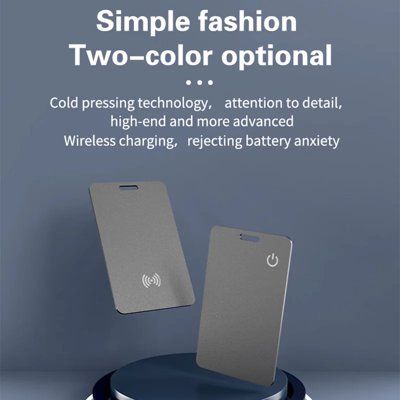Smart Anti-Lost Card For Wallet Wireless Charging Ultra-thin Location Tracker Card For Apple Find My Realtime Tracking For Phone
Smart Anti-Lost Card For Wallet Wireless Charging Ultra-thin Location Tracker Card For Apple Find My Realtime Tracking For Phone