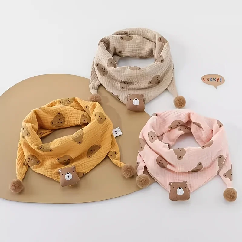 1pc Children's Winter Warm Neck Scarf - Cute Bear Design Triangle Scarf Baby Neckerchief for Infants and Toddlers
1pc Children's Winter Warm Neck Scarf - Cute Bear Design Triangle Scarf Baby Neckerchief for Infants and Toddlers