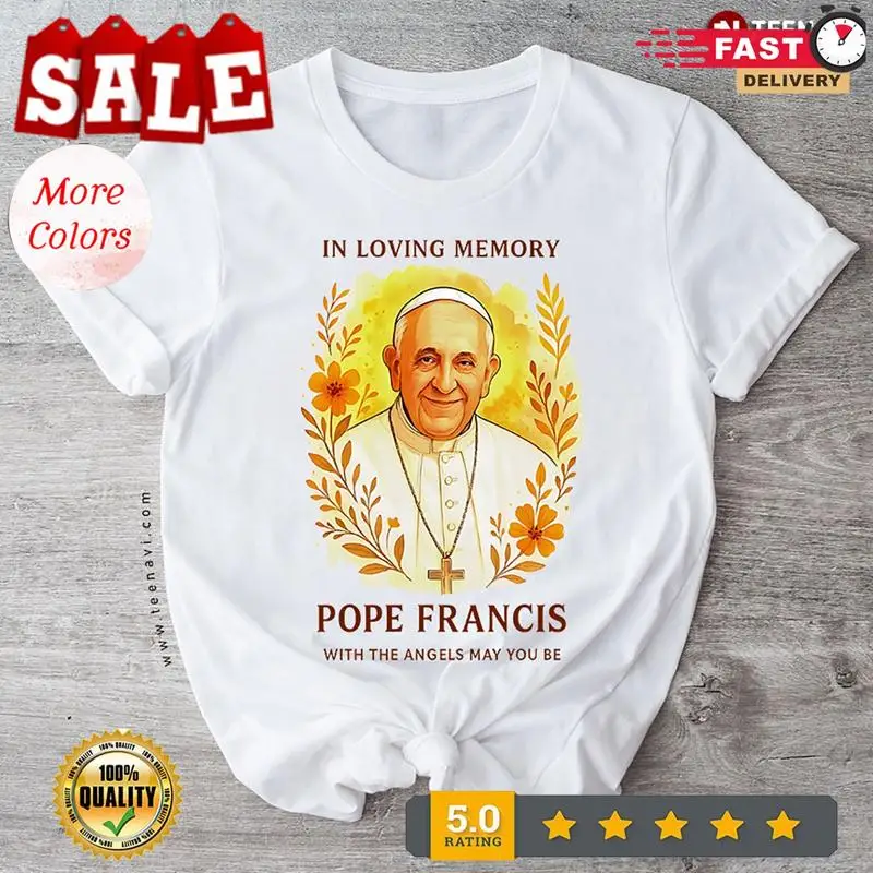 Футболка «В любящем памяти Папа Фрэнсиса»
Футболка «В любящем памяти Папа Фрэнсиса»