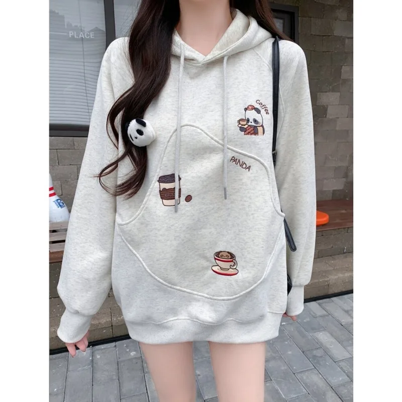 MiiiiX Casual Loose Sweatshirt Women's Pullover 2024 Autumn New Cute Cartoon Embroidery Design Hoodies Jacket Top Female Clothes
MiiiiX Casual Loose Sweatshirt Women's Pullover 2024 Autumn New Cute Cartoon Embroidery Design Hoodies Jacket Top Female Clothes