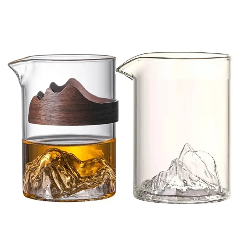 Transparent Fair Cup Simple Heat-Resistant Mountain Shape Tea Pitcher Thickened Wood Handle Teaware Kitchen
Transparent Fair Cup Simple Heat-Resistant Mountain Shape Tea Pitcher Thickened Wood Handle Teaware Kitchen