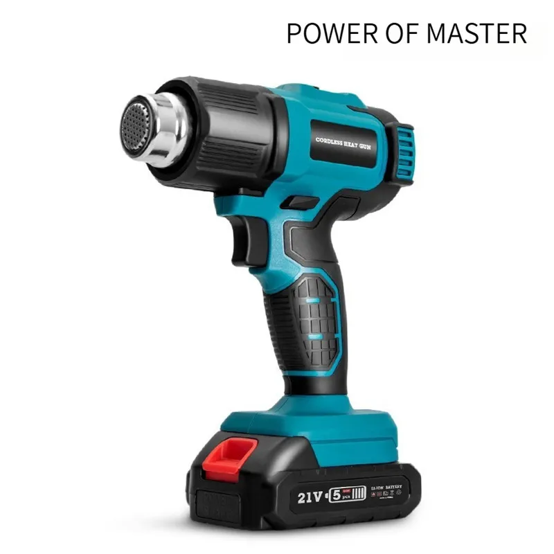 Handheld hot air gun rechargeable cordless300-550 ℃temperature adjustable electric heating gun with nozzle suitable 18V battery
Handheld hot air gun rechargeable cordless300-550 ℃temperature adjustable electric heating gun with nozzle suitable 18V battery