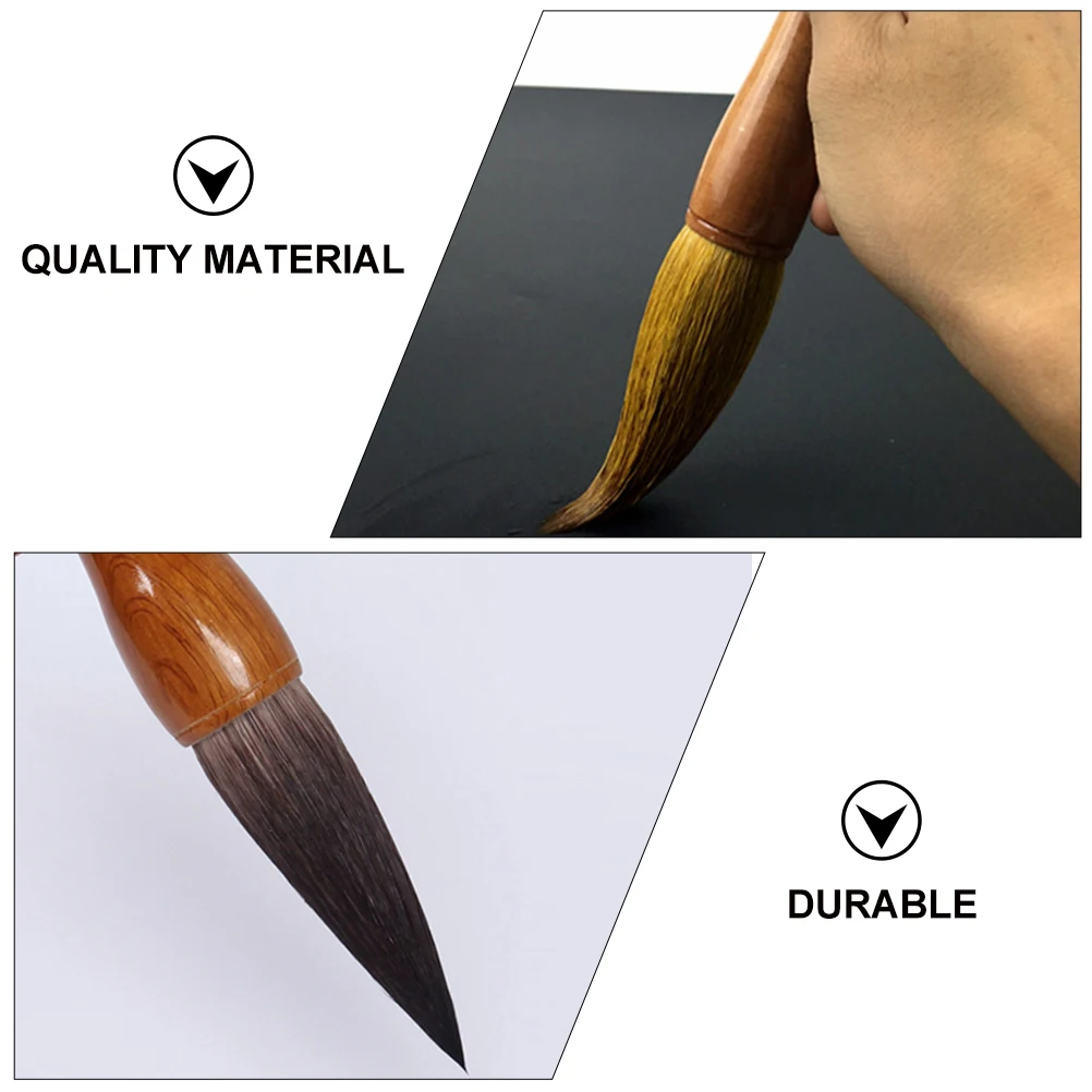HighQuality Wooden Calligraphy Brush Pen Durable Safe StudentStationary Paint Professional Practical Lanyard FacilitatesWashing 
HighQuality Wooden Calligraphy Brush Pen Durable Safe StudentStationary Paint Professional Practical Lanyard FacilitatesWashing
