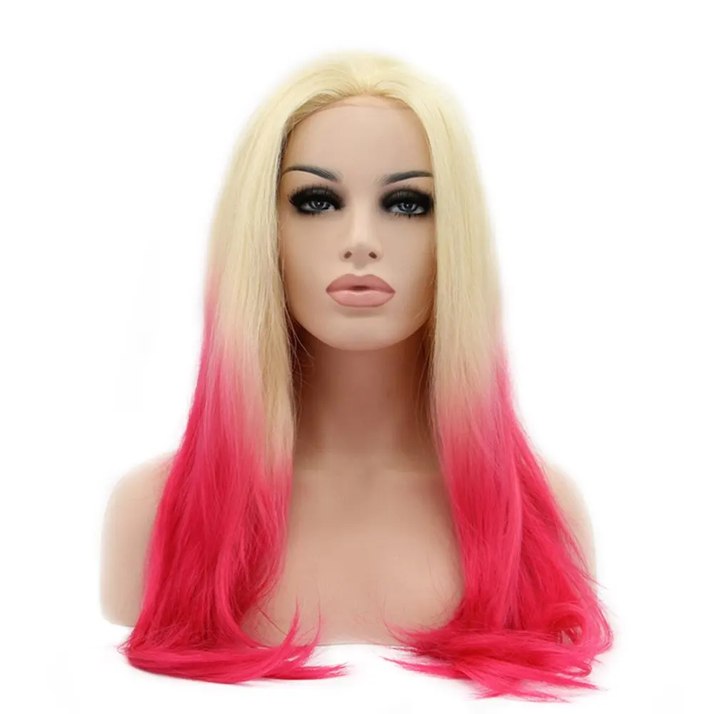 Sylvia Wigs Yellow/Pink Ombre Synthetic Lace Front Wigs Long Natural Straight Wigs For Women Hair Heat Resistant Fiber Wigs
Sylvia Wigs Yellow/Pink Ombre Synthetic Lace Front Wigs Long Natural Straight Wigs For Women Hair Heat Resistant Fiber Wigs