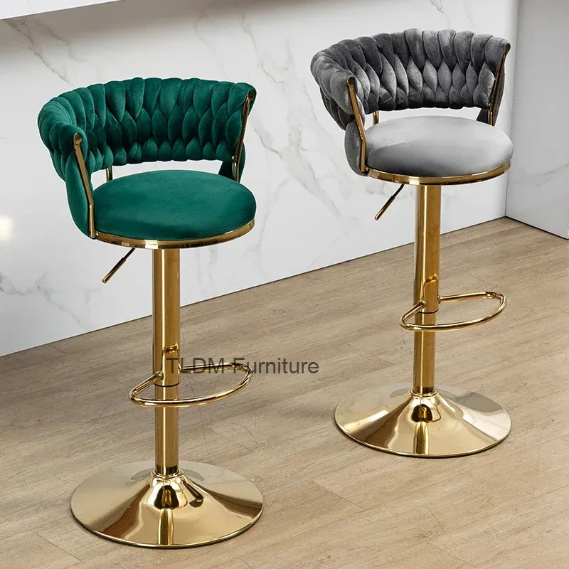 Bar Stool Household Backrest High Stool Can Be Raised and Lowered Rotating Cash Register High Stool Hotel Lobby High Stools
Bar Stool Household Backrest High Stool Can Be Raised and Lowered Rotating Cash Register High Stool Hotel Lobby High Stools