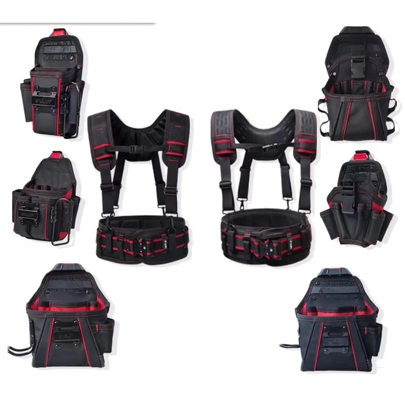 Набор инструментов в поясной сумке с двойным плечевым ремнем, набор инструментов для слаботочных токов, сумка-пояс для электрика, прочная.
Набор инструментов в поясной сумке с двойным плечевым ремнем, набор инструментов для слаботочных токов, сумка-пояс для электрика, прочная.