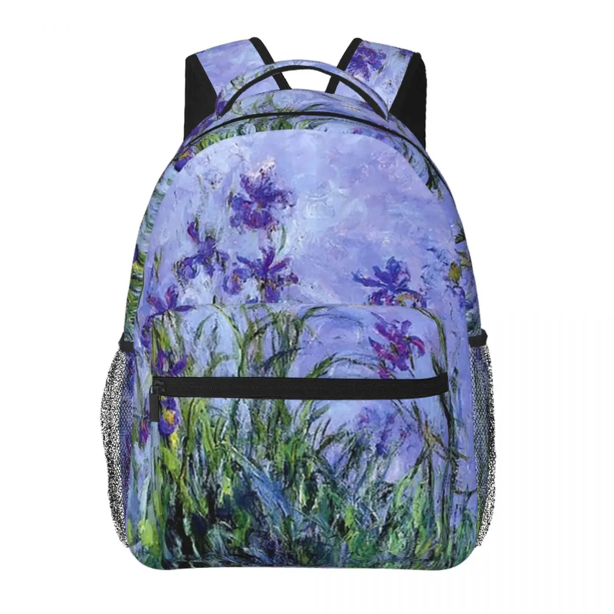 Claude Monet Lilac Irises 1914 Backpack Student Boys Girls BookBag Children School Bag Computer Shoulder Bags for Men Women
Claude Monet Lilac Irises 1914 Backpack Student Boys Girls BookBag Children School Bag Computer Shoulder Bags for Men Women