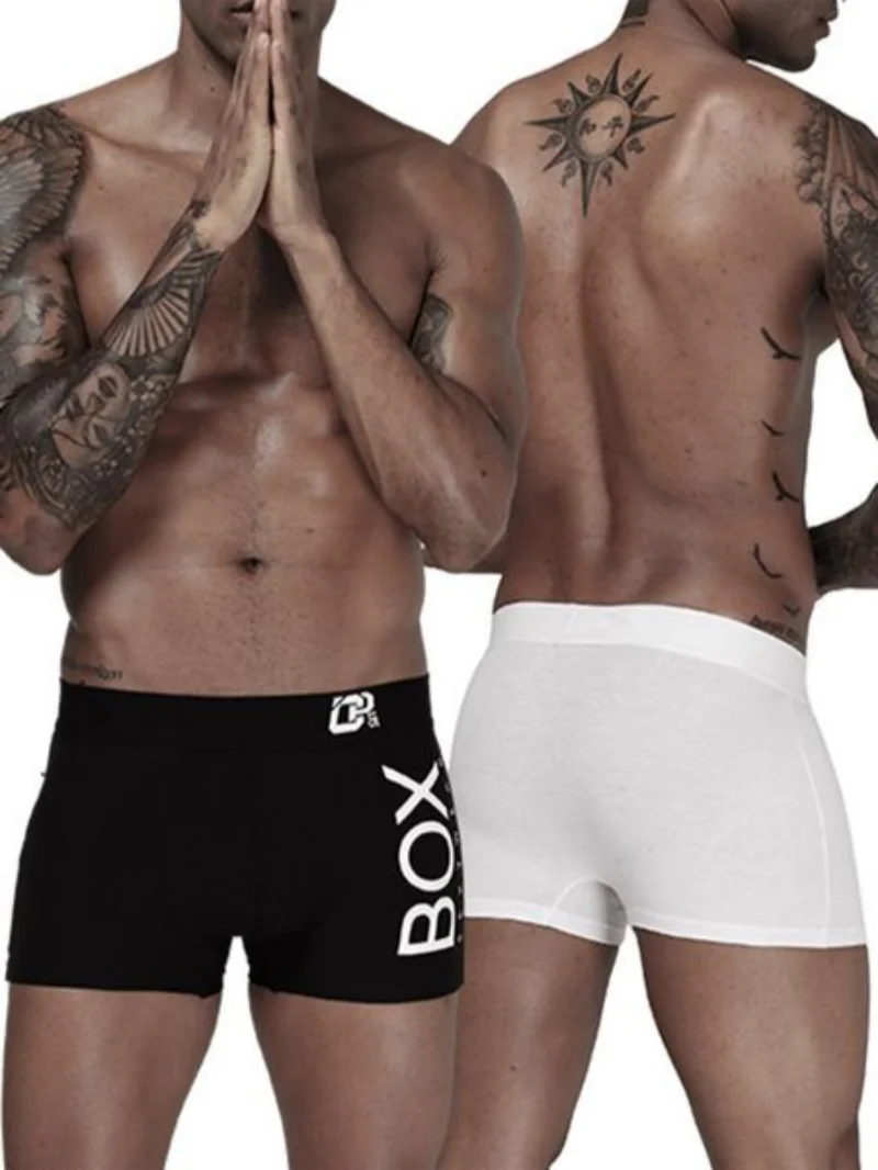 Men Underwear Breathable Fashion Sexy Letter Men's Panties High Quality Comfortable Cotton Soft Innerwear Sports Boxer Trunks
Men Underwear Breathable Fashion Sexy Letter Men's Panties High Quality Comfortable Cotton Soft Innerwear Sports Boxer Trunks