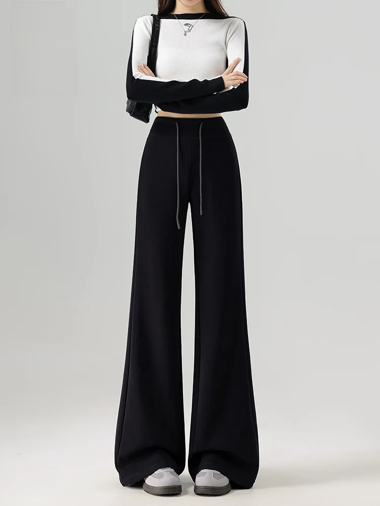 ItCHOCOOLATE Women's High Waist Wide Leg Sports Pants Drapey Fitn Yoga Straight Cut Casual Trousers Autumn New Sle
ItCHOCOOLATE Women's High Waist Wide Leg Sports Pants Drapey Fitn Yoga Straight Cut Casual Trousers Autumn New Sle