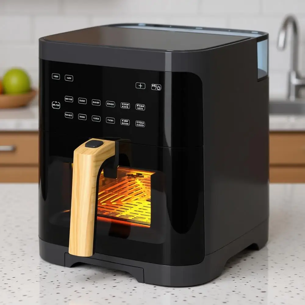 Цифровая конвекционная печь 5QT для столешницы, с регулируемой температурой и управлением, из нержавеющей стали, тостер, аэрофритюрница или жаровня без масла
Цифровая конвекционная печь 5QT для столешницы, с регулируемой температурой и управлением, из нержавеющей стали, тостер, аэрофритюрница или жаровня без масла