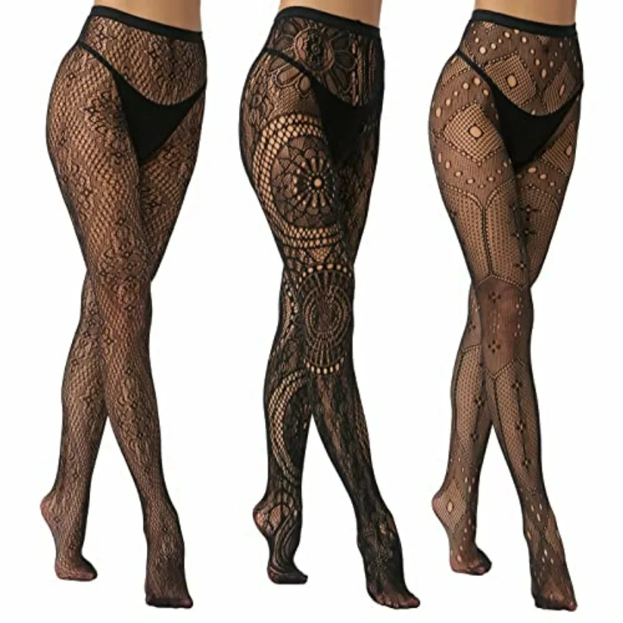 EVERSWE High Waist Fishnet Tights, Thigh High Suspender Stockings
EVERSWE High Waist Fishnet Tights, Thigh High Suspender Stockings