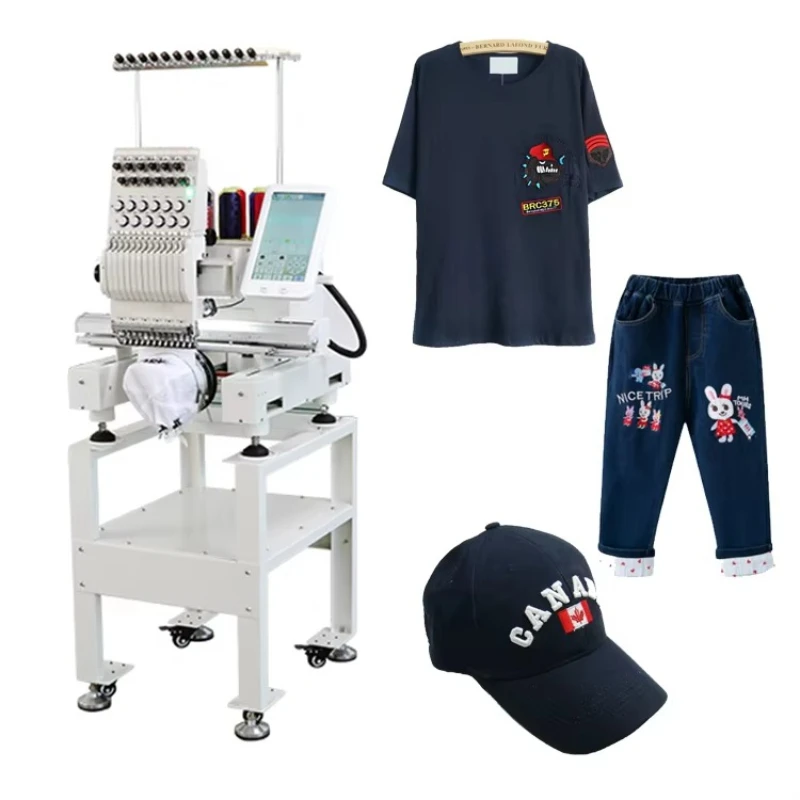 High Quality Best Small Digital Computerized Embroidery Machine Single Head 9 12 15 Needles
High Quality Best Small Digital Computerized Embroidery Machine Single Head 9 12 15 Needles