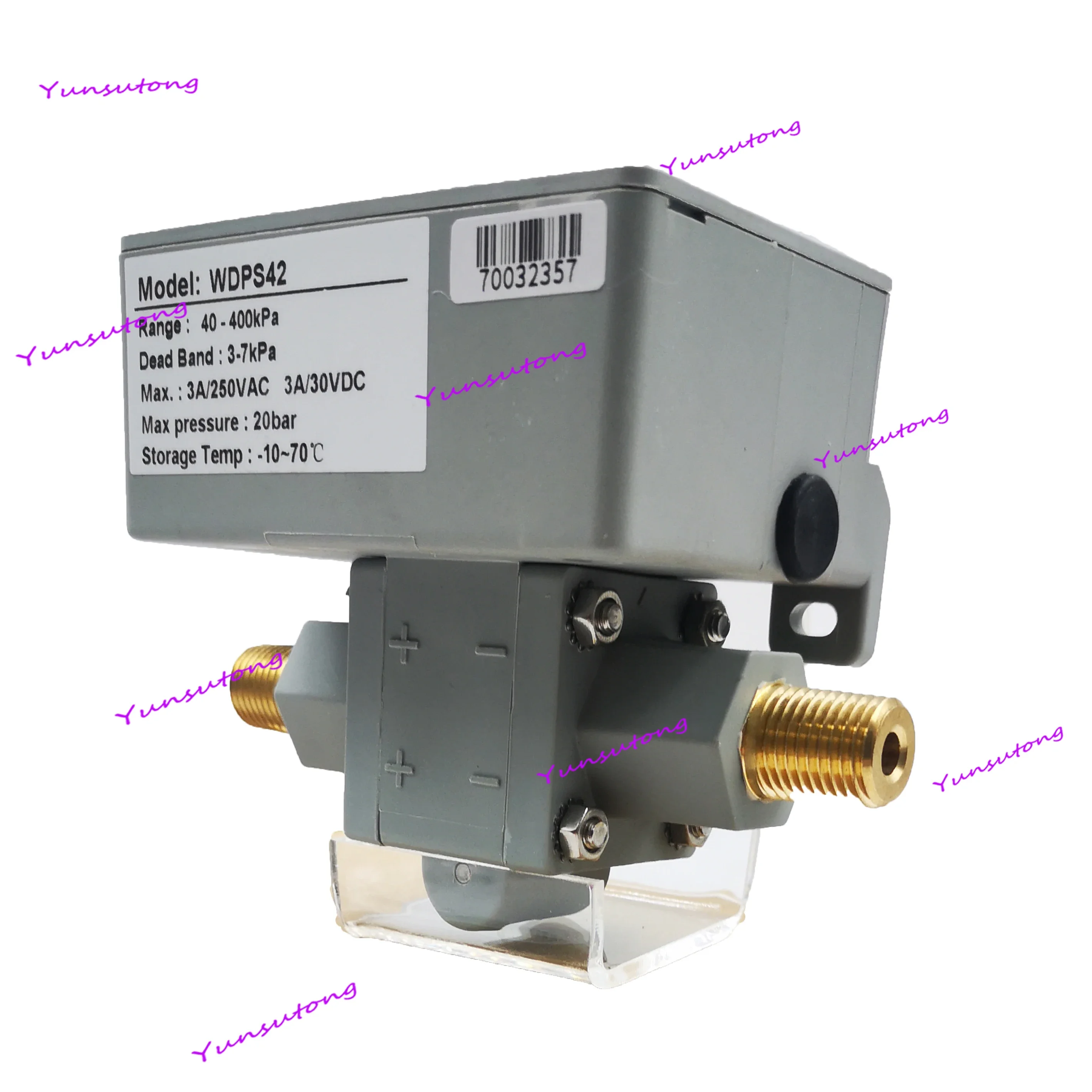 Adjustable Differential Pressure Switch Water Pressure sensor Alarm magnetic alarm switch
Adjustable Differential Pressure Switch Water Pressure sensor Alarm magnetic alarm switch