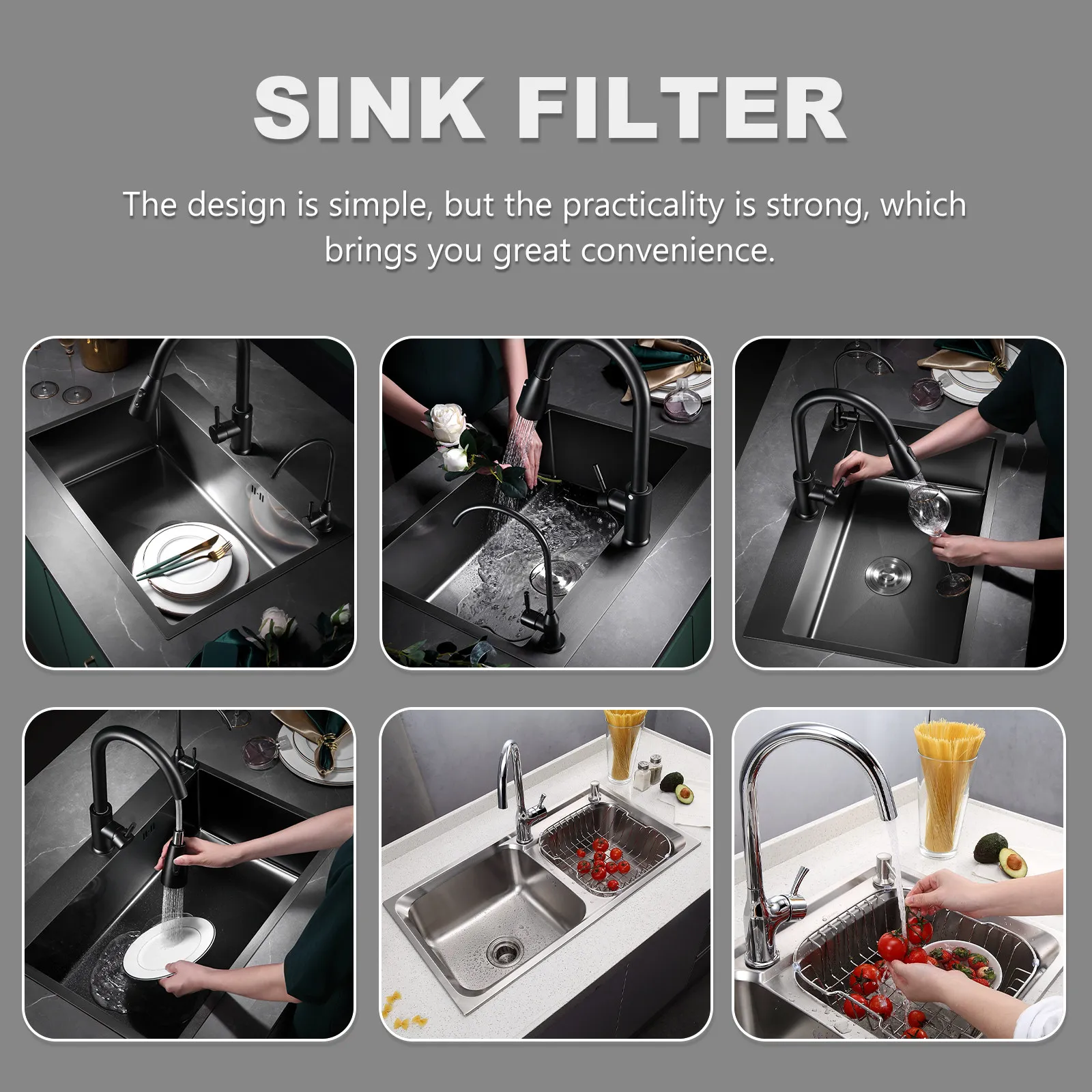1Set Premium Plastic Sink Strainer with Draining Rack and Fine Mesh Filter Screen for Kitchen Food Debris Collection Easy Clean
1Set Premium Plastic Sink Strainer with Draining Rack and Fine Mesh Filter Screen for Kitchen Food Debris Collection Easy Clean