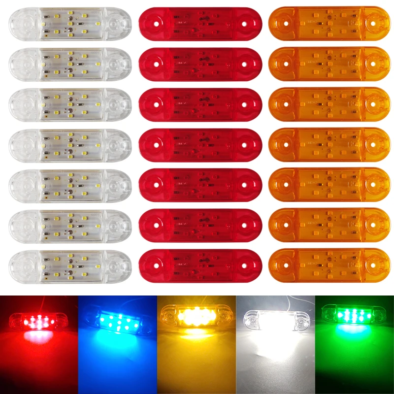 10PCS 12V 24V LED Side Marker Lights for Scania Trailer Trucks Caravan Surface Mount Truck Accessories for man tgx
10PCS 12V 24V LED Side Marker Lights for Scania Trailer Trucks Caravan Surface Mount Truck Accessories for man tgx