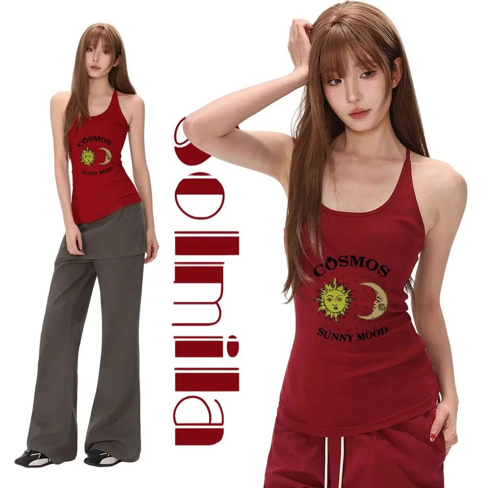Fashion Sleeveless Womens Summer Casual T Shirt Top Girl Korean Style Printing Ladies Travel Graphic T-Shirt Tops Tees
Fashion Sleeveless Womens Summer Casual T Shirt Top Girl Korean Style Printing Ladies Travel Graphic T-Shirt Tops Tees