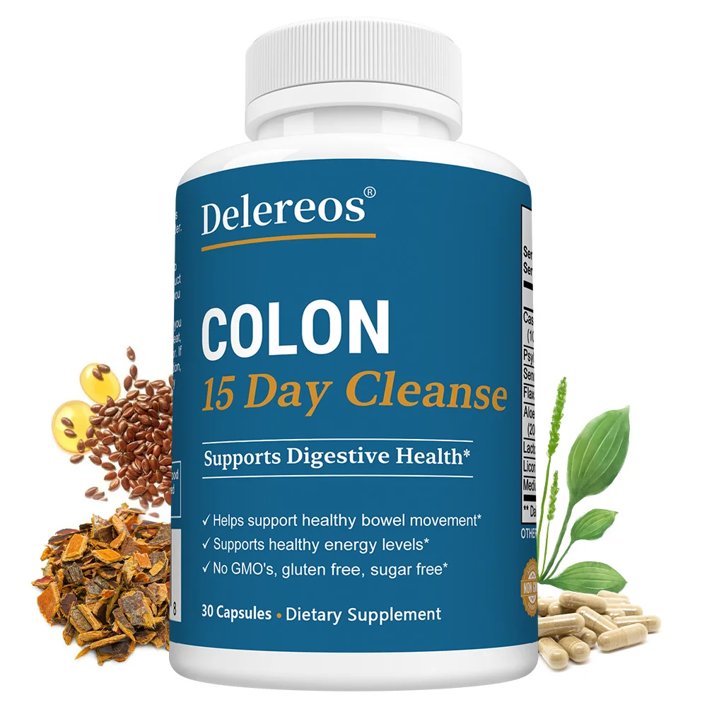 Colon Cleanser Detox - 15 Day Natural Capsules for Constipation Relief & Bloating Support, Detoxify & Boost Energy
Colon Cleanser Detox - 15 Day Natural Capsules for Constipation Relief & Bloating Support, Detoxify & Boost Energy