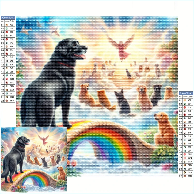 Diamond Painting Novelty 2025 Diamond Art Fantasy Mosaic For Children Black Labrador Dog In Heaven Needlework Handmade Gifts 
Diamond Painting Novelty 2025 Diamond Art Fantasy Mosaic For Children Black Labrador Dog In Heaven Needlework Handmade Gifts