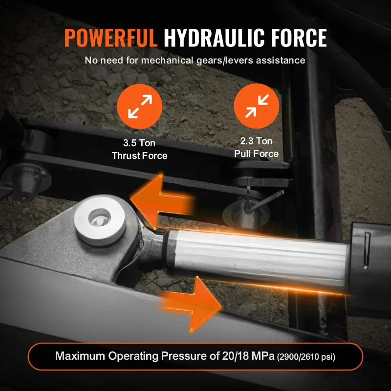 Hydraulic Jack1-1(11Inch,20-/8~31-/8Inch),Hydraulic Cylinder with2Flexible hose andG3/8Check
Hydraulic Jack1-1(11Inch,20-/8~31-/8Inch),Hydraulic Cylinder with2Flexible hose andG3/8Check