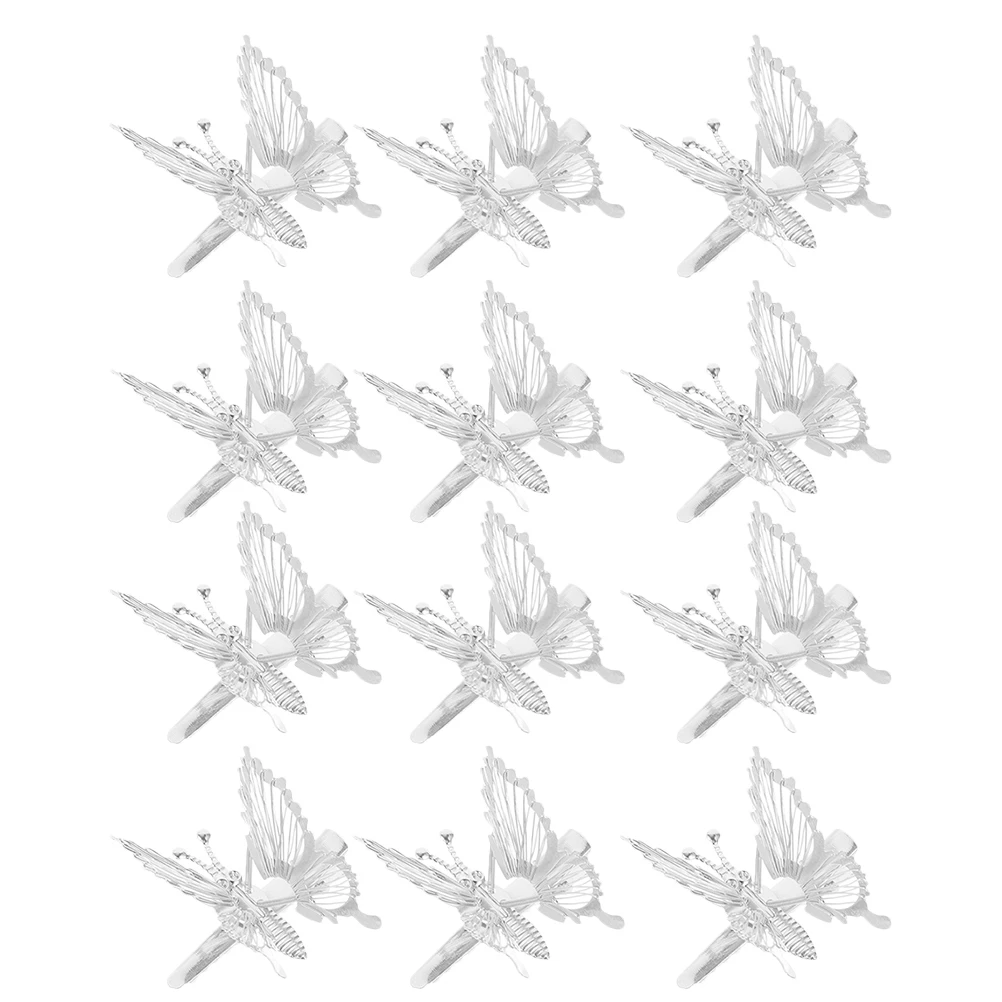 12pcs Vibrating Butterfly Hair Clips Fashion Hollow Design Matching Various Outfits Gifts Women Girls Wedding Accessories
12pcs Vibrating Butterfly Hair Clips Fashion Hollow Design Matching Various Outfits Gifts Women Girls Wedding Accessories