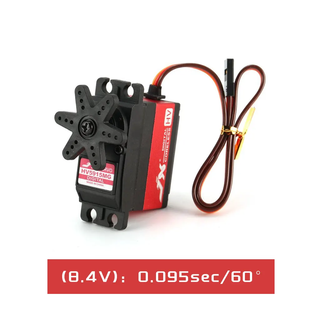 Jx Servo Pdi-Hv5915Mg 15Kg Metal Gear Steering Digital Coreless Servo with Hv High Torque Voltage for Rc 600-700 Helicopter Diy
Jx Servo Pdi-Hv5915Mg 15Kg Metal Gear Steering Digital Coreless Servo with Hv High Torque Voltage for Rc 600-700 Helicopter Diy