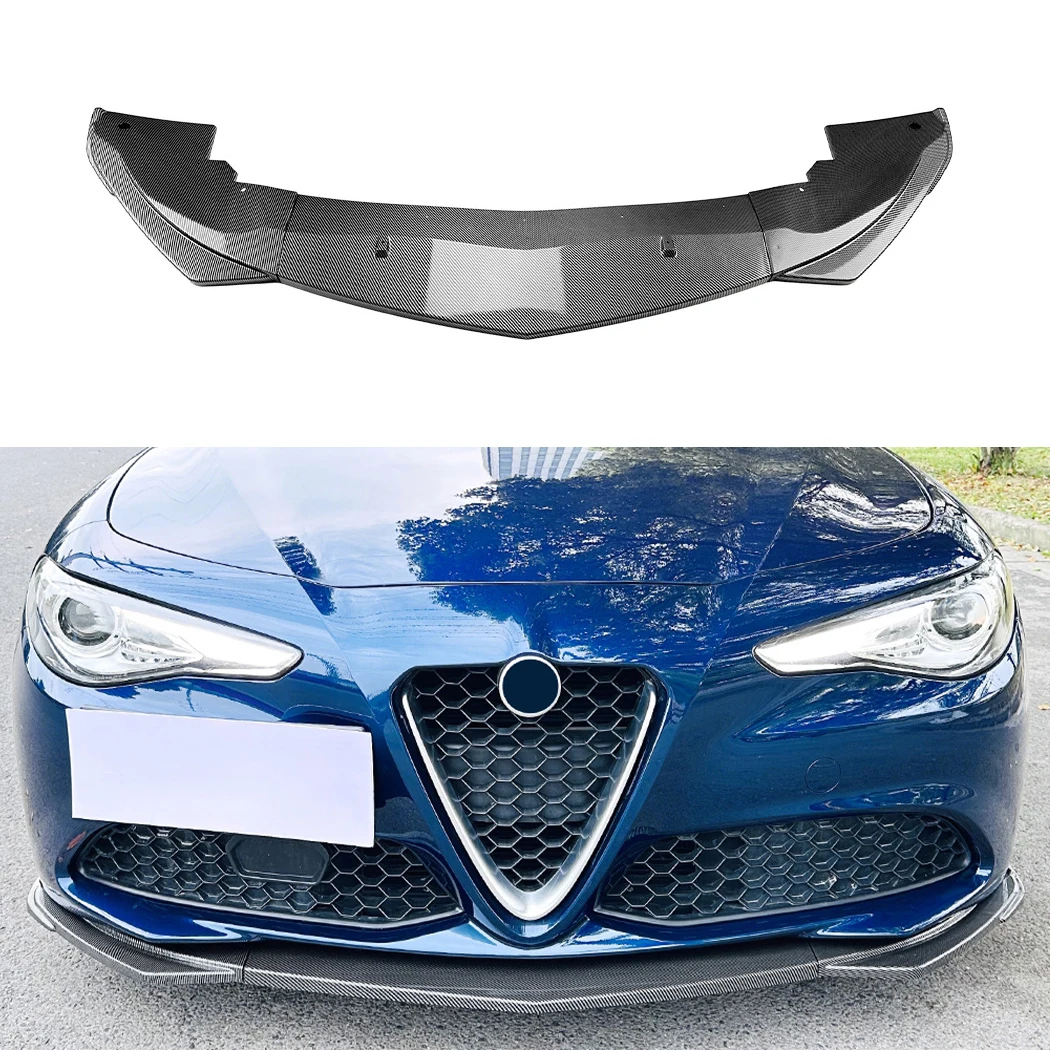 For Alfa Romeo Giulia 2015-2022 Front Bumper Lip Spoiler Splitter Diffuser Body Kit Tuning ABS Canard Lip Protector Cover
For Alfa Romeo Giulia 2015-2022 Front Bumper Lip Spoiler Splitter Diffuser Body Kit Tuning ABS Canard Lip Protector Cover