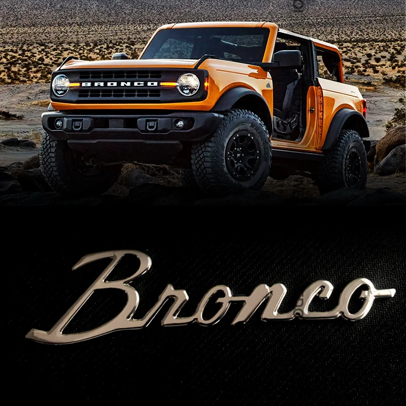 New Front Grille Emblem Letter Decoration Cover for Ford Bronco Car Aluminium Alloy Letters Badge Hot Sale Accessories
New Front Grille Emblem Letter Decoration Cover for Ford Bronco Car Aluminium Alloy Letters Badge Hot Sale Accessories
