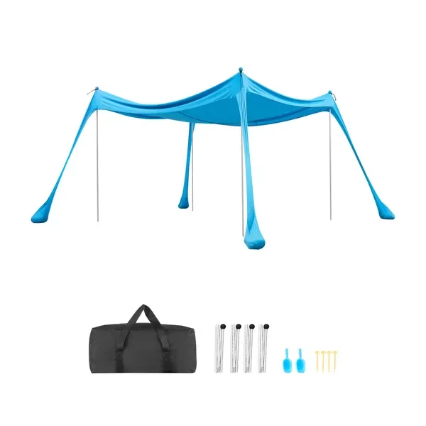 Beach Tent Sun Shelter, UPF50+ Sun Protection, 6.6 ft Tall, 10x10 ft, Easy Pop Up Beach Canopy with 4
Beach Tent Sun Shelter, UPF50+ Sun Protection, 6.6 ft Tall, 10x10 ft, Easy Pop Up Beach Canopy with 4