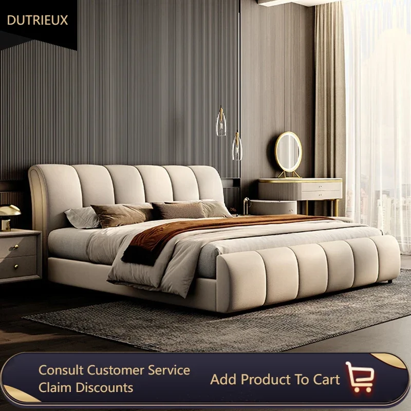 Pretty Modern Double Bed Wood Elegant Leather Comferter Luxury Queen Bed Frame Storage Bedroom Cama Matrimonial Furniture Home
Pretty Modern Double Bed Wood Elegant Leather Comferter Luxury Queen Bed Frame Storage Bedroom Cama Matrimonial Furniture Home