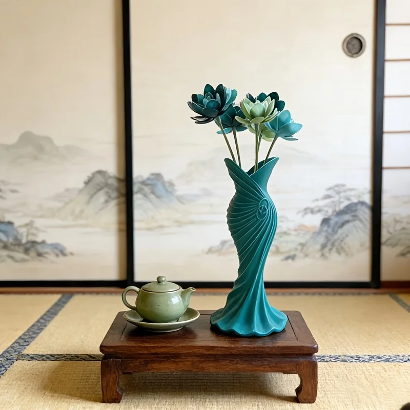 Elegant dress vase, high-end fashionable home decoration, special vase for dried flowers / artificial flowers
Elegant dress vase, high-end fashionable home decoration, special vase for dried flowers / artificial flowers