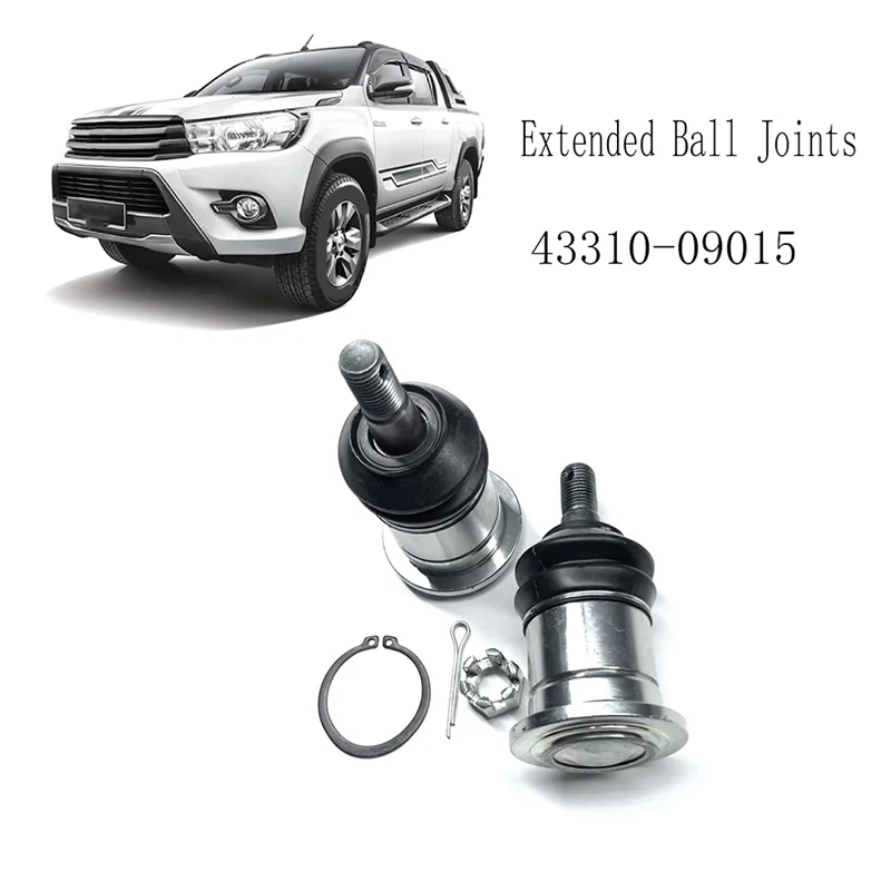 Extended Ball Joints 43310-09015 For Toyota Hilux Vigo Innova Fortuner TGN40 GGN25 KUN26 REVO GGN122 Tacoma 2005-17 Car
Extended Ball Joints 43310-09015 For Toyota Hilux Vigo Innova Fortuner TGN40 GGN25 KUN26 REVO GGN122 Tacoma 2005-17 Car
