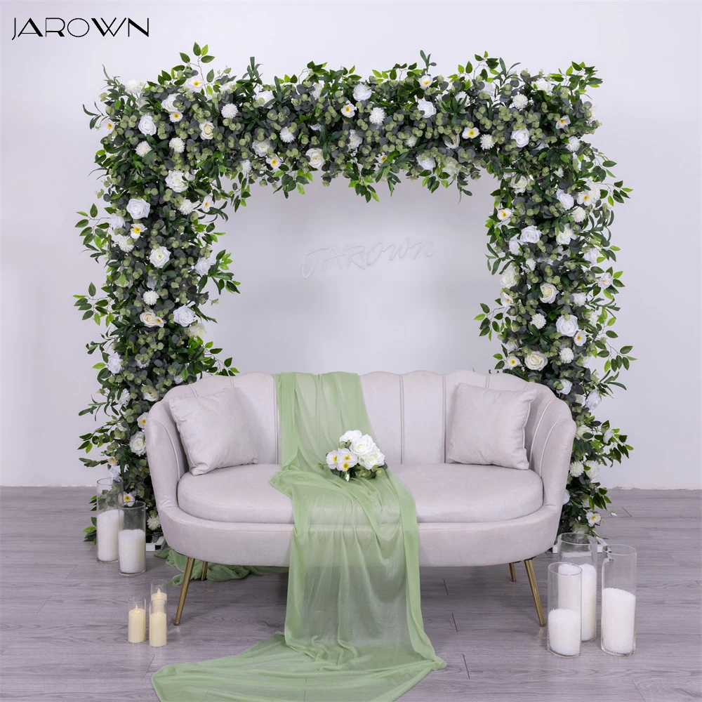 Customized Luxury Greenery White Rose Hydrangea Poppy Artificial Floral Runner for Event Party Stage Flower Decoration Props
Customized Luxury Greenery White Rose Hydrangea Poppy Artificial Floral Runner for Event Party Stage Flower Decoration Props