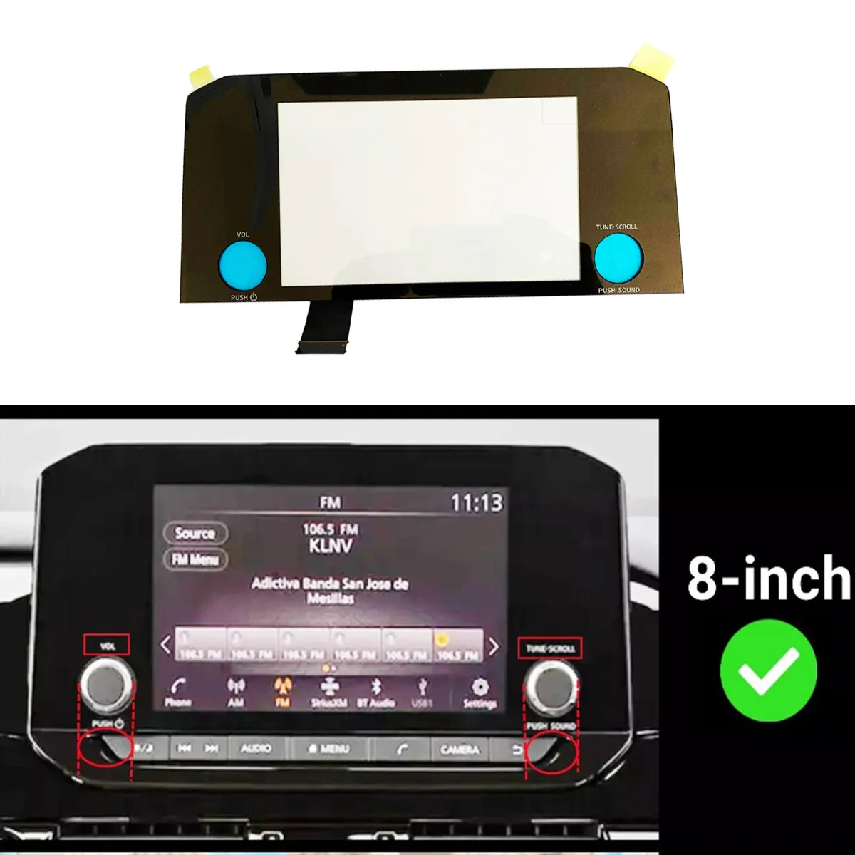 FOR 2022 2023 Nissan Pathfinder REPLACEMENT TOUCH-SCREEN glass Digitizer 8" RADIO
FOR 2022 2023 Nissan Pathfinder REPLACEMENT TOUCH-SCREEN glass Digitizer 8" RADIO