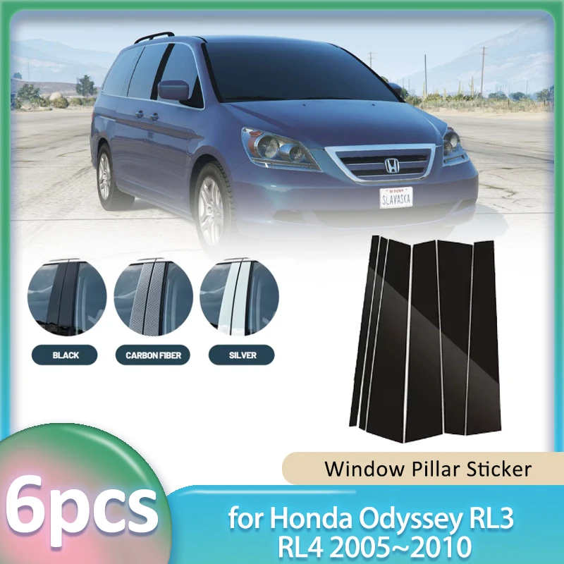 Window Trim Sticker for Honda Odyssey RL3 RL4 2005~2010 2006 Car PC Material B C Pillar Post Cover Door Decal Part Accessories
Window Trim Sticker for Honda Odyssey RL3 RL4 2005~2010 2006 Car PC Material B C Pillar Post Cover Door Decal Part Accessories