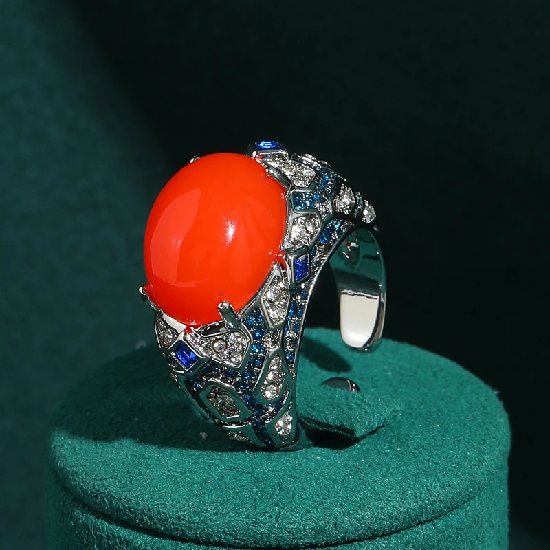Vintage Oval Natural Stone Orange Rings Silver Color Blue White Rhinestone For Women 2026 Evening Dress Elegant New Accessories
Vintage Oval Natural Stone Orange Rings Silver Color Blue White Rhinestone For Women 2026 Evening Dress Elegant New Accessories