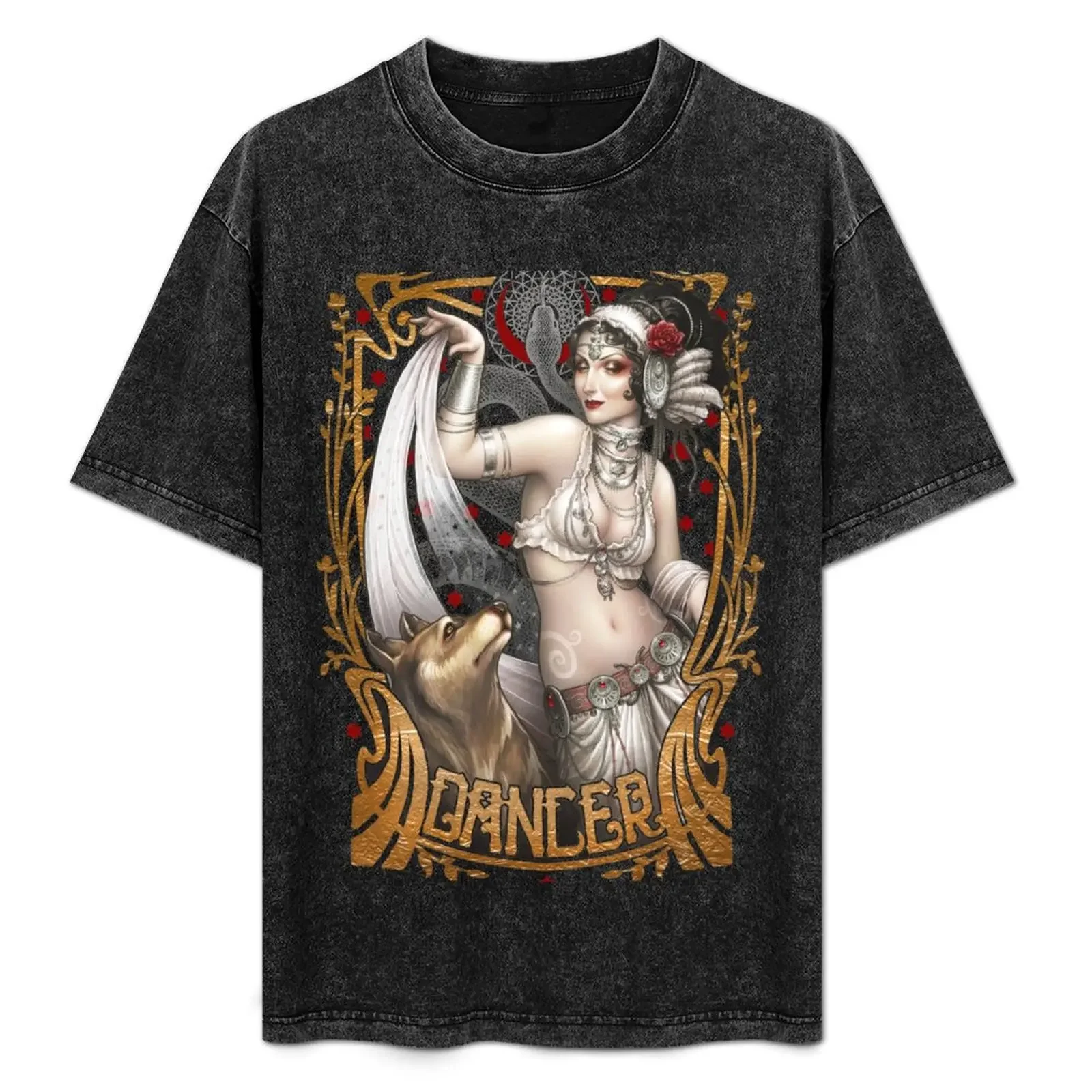 Dancing with wolves - Tribal Belly dance T-Shirt funny shirt cotton football t shirt cotton man t-shirts tshirts for men
Dancing with wolves - Tribal Belly dance T-Shirt funny shirt cotton football t shirt cotton man t-shirts tshirts for men