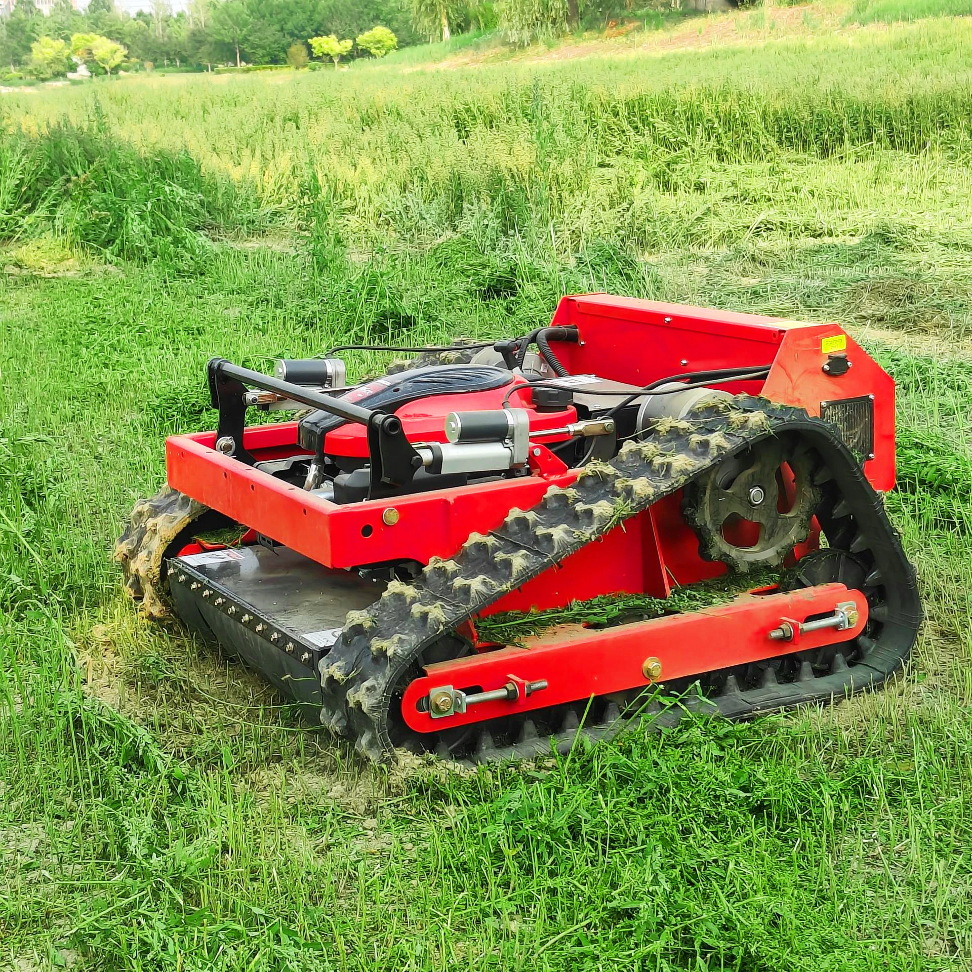 Robotic Lawn Mower 550mm Grass Cutting Machine Gasoline Mower with Remote Control for Garden Lawns Wasteland Free Shipping
Robotic Lawn Mower 550mm Grass Cutting Machine Gasoline Mower with Remote Control for Garden Lawns Wasteland Free Shipping