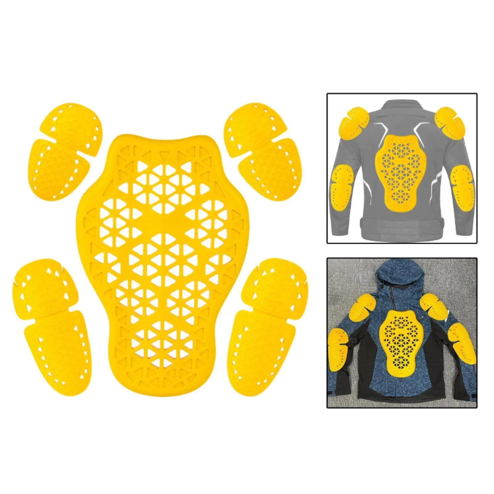 5x Motorcycle Jacket Armor Inserts Shoulder Elbow Back Protective Gear Set
5x Motorcycle Jacket Armor Inserts Shoulder Elbow Back Protective Gear Set