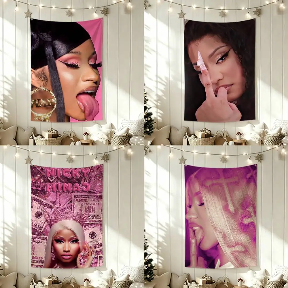 N-Nicki M-Minaj Flags Wall Hanging Tapestry Outdoor Garage Room Decorative flag Background Blanket
N-Nicki M-Minaj Flags Wall Hanging Tapestry Outdoor Garage Room Decorative flag Background Blanket