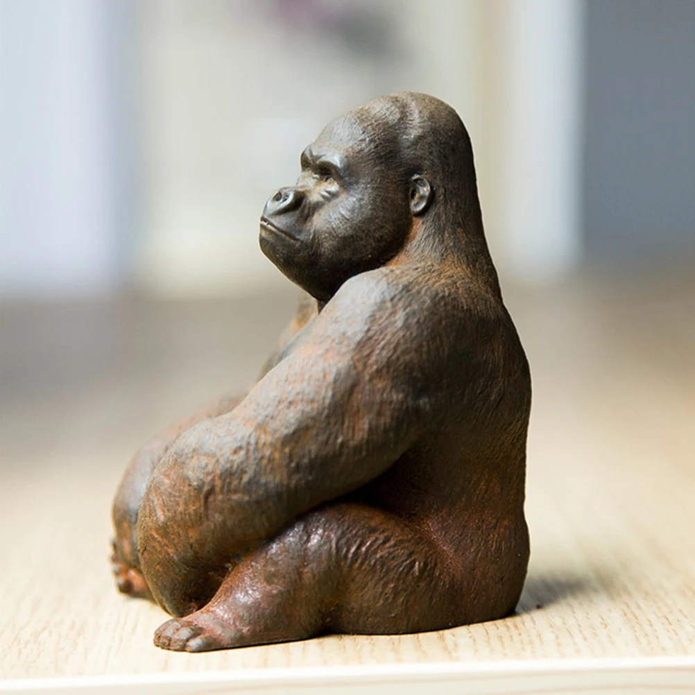 Vintage Iron Gorilla Figure Lifelike Miniature Animal Statue Retro Desktop Decoration Iron Craft Indoor Tabletop
Vintage Iron Gorilla Figure Lifelike Miniature Animal Statue Retro Desktop Decoration Iron Craft Indoor Tabletop