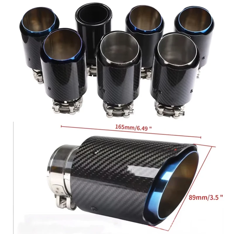Universal Car Glossy Carbon Fiber Muffler Tip Exhaust System Pipe Mufflers Nozzle Straight Stainless Black exhaust tip muffler
Universal Car Glossy Carbon Fiber Muffler Tip Exhaust System Pipe Mufflers Nozzle Straight Stainless Black exhaust tip muffler