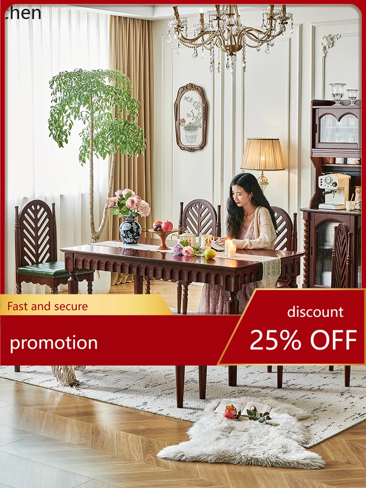 ZML Solid Wood Dining Table Walnut Wood Home Dining Table Vintage Restaurant Furniture Table
ZML Solid Wood Dining Table Walnut Wood Home Dining Table Vintage Restaurant Furniture Table