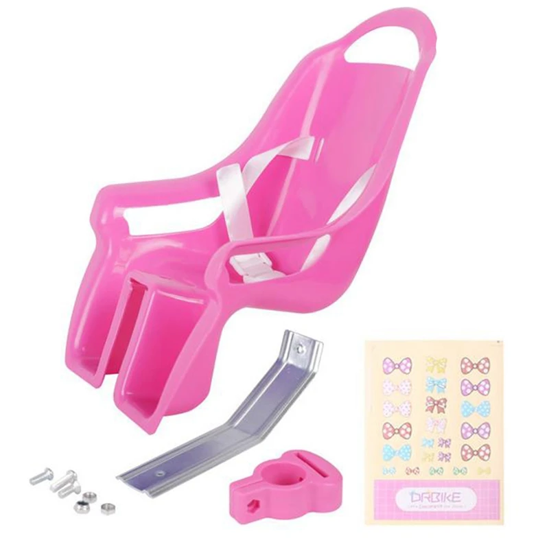 Bike SeatUniversal Doll Bike Seat with Stickers DIY Decal Kids Bike Accessories,Pink
Bike SeatUniversal Doll Bike Seat with Stickers DIY Decal Kids Bike Accessories,Pink