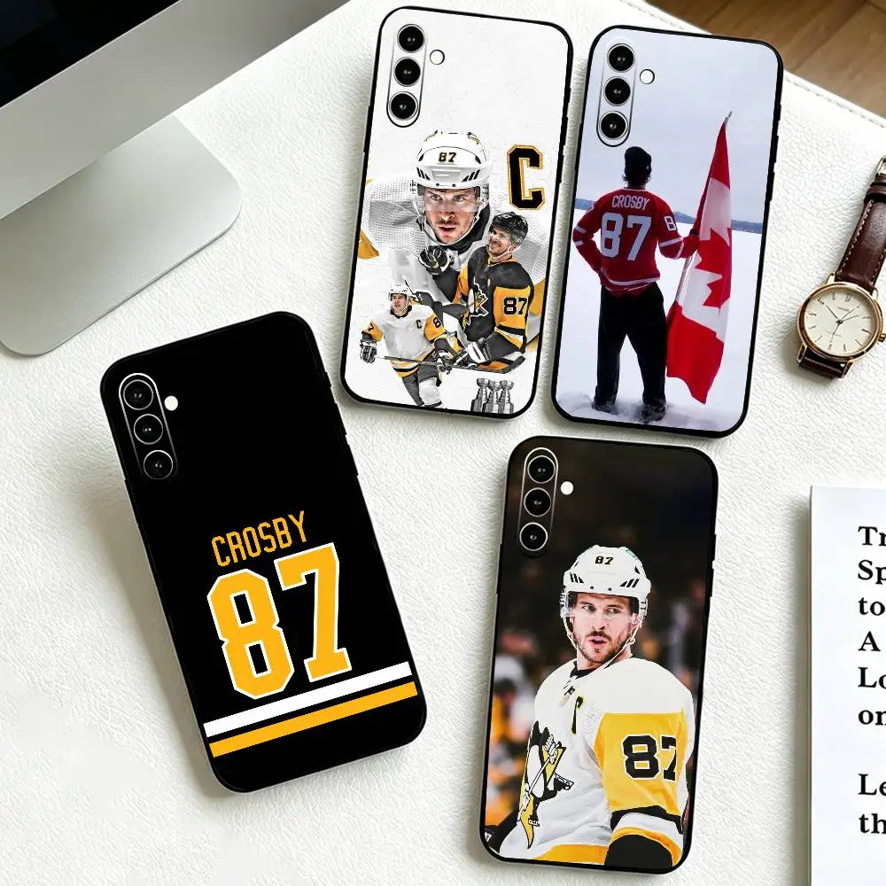 Hockey player S-Sidney C-Crosby Phone Case Black Silicone Soft For Samsung Galaxy A73,A72,A71,A70,A53,A52,A51
Hockey player S-Sidney C-Crosby Phone Case Black Silicone Soft For Samsung Galaxy A73,A72,A71,A70,A53,A52,A51