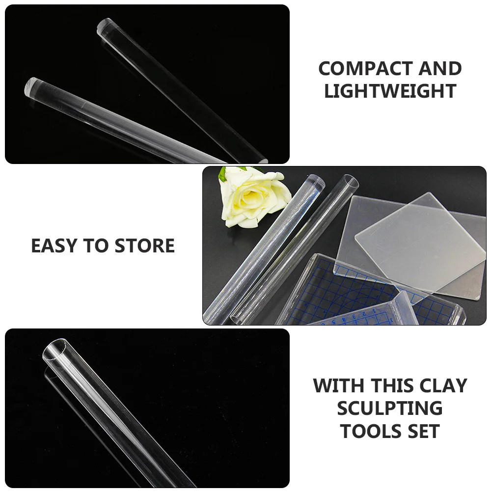 1Set Clay Sculpting Tools Lightweight Durable Acrylic Solid Hollow Rollers DIY Clay Carving Tools DIY Sculpting Supplies
1Set Clay Sculpting Tools Lightweight Durable Acrylic Solid Hollow Rollers DIY Clay Carving Tools DIY Sculpting Supplies