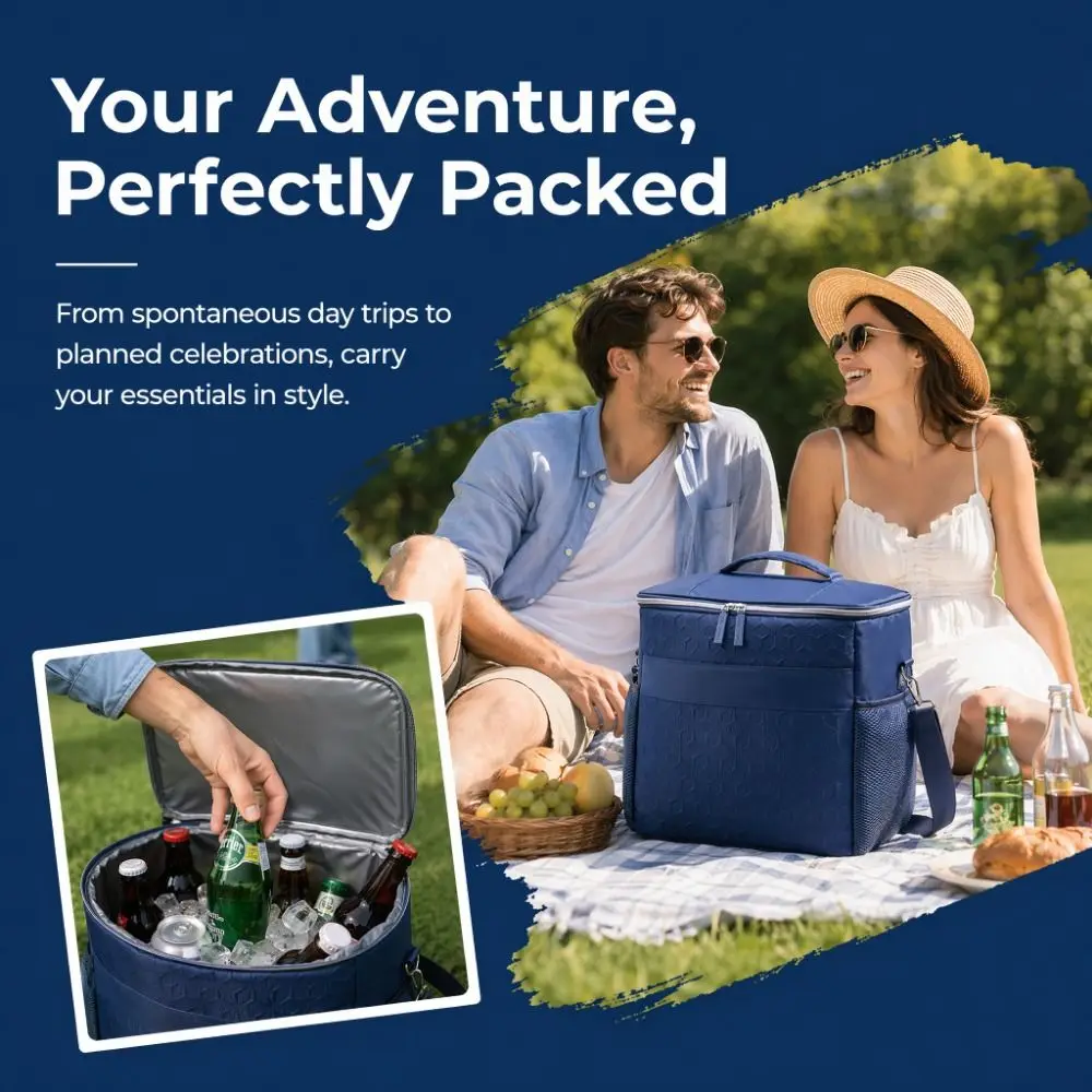 Large Capacity Insulated Lunch Bag Multifunctional Leak Proof Picnic Food Storage Bag with Shoulder Strap Food Storage
Large Capacity Insulated Lunch Bag Multifunctional Leak Proof Picnic Food Storage Bag with Shoulder Strap Food Storage