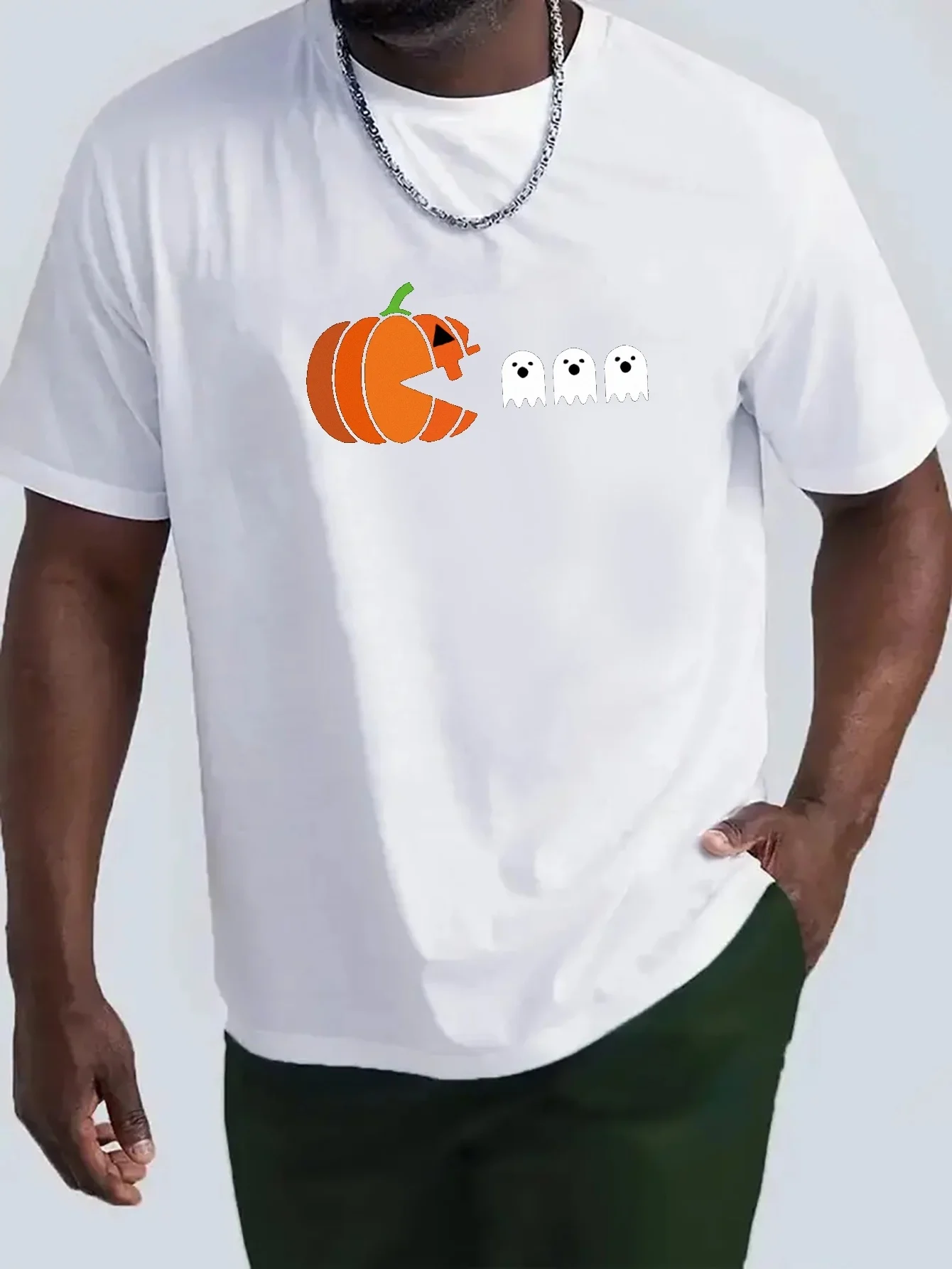Halloween Pumpkin Ghost Pattern Print Mens Comfy Chic T-shirt Graphic Tee Mens Summer Outdoor Clothes Mens Clothing
Halloween Pumpkin Ghost Pattern Print Mens Comfy Chic T-shirt Graphic Tee Mens Summer Outdoor Clothes Mens Clothing