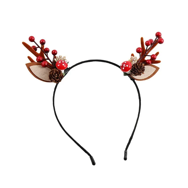 *Christmas Party Hair Accessories Flocked Elk Horn Headbands with Buckles Holiday Decorations Props
*Christmas Party Hair Accessories Flocked Elk Horn Headbands with Buckles Holiday Decorations Props